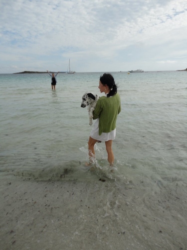 Carlottas 1. Bad im Meer.jpg