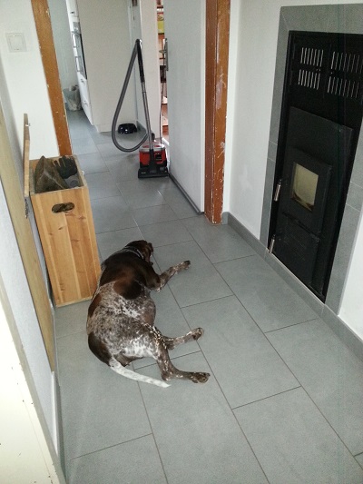 Kachelofenrückseite